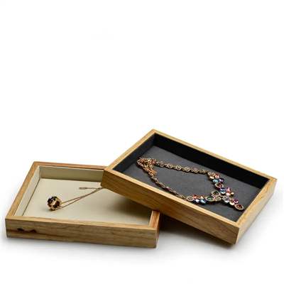 Plato ekspozisyon mikrofibr pou kolye bag